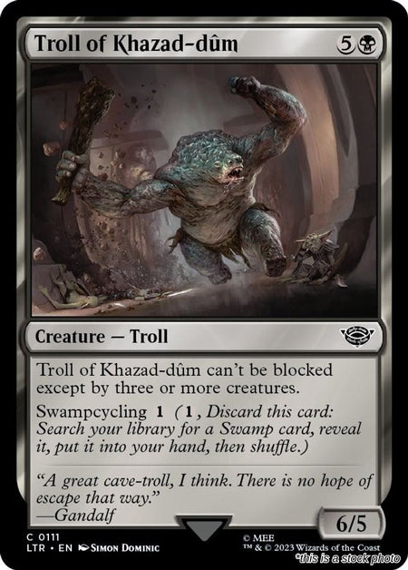 Troll of Khazad-dum