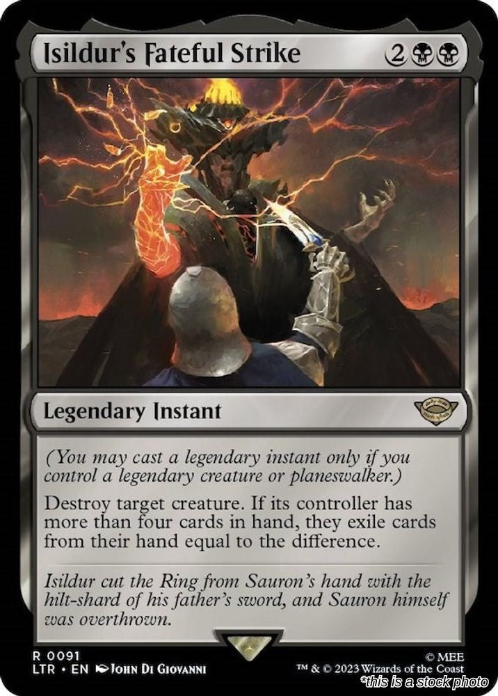 Isildur's Fateful Strike