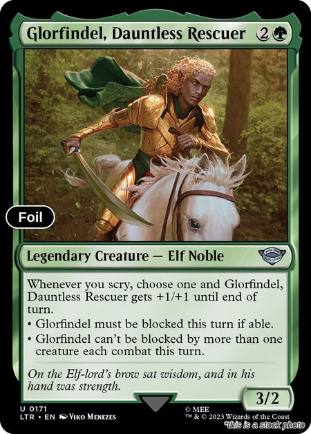 Glorfindel, Dauntless Rescuer
