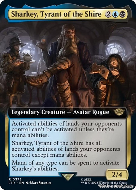 Sharkey, Tyrant of the Shire (Extended Art)