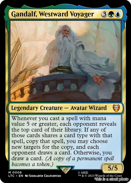 Gandalf, Westward Voyager