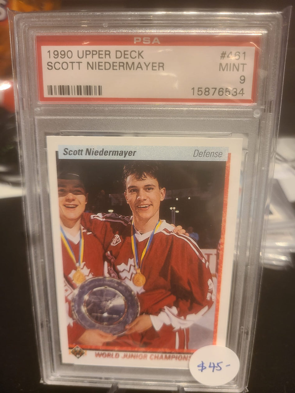 Scott Niedermayer 1990 UD 461 PSA 9