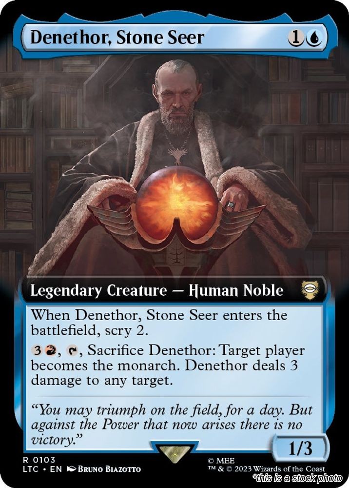 Denethor, Stone Seer (Extended Art)