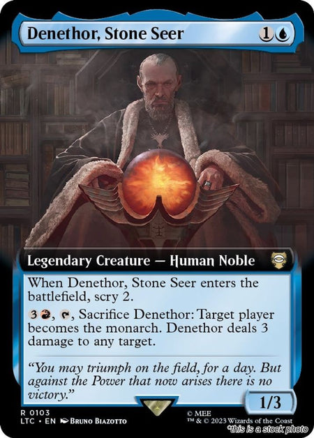Denethor, Stone Seer (Extended Art)
