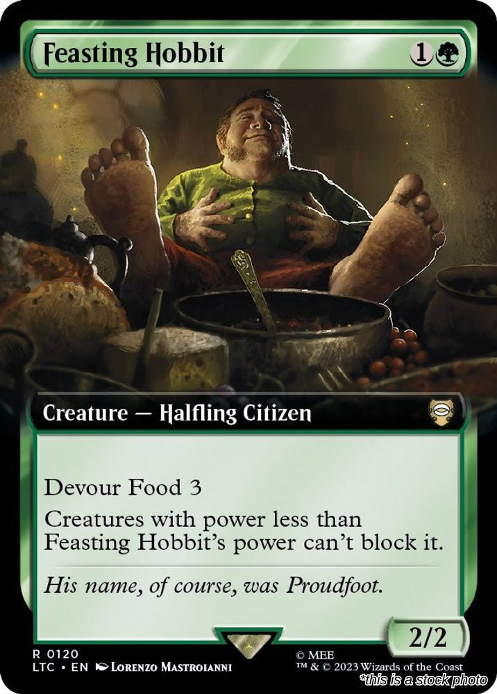 Feasting Hobbit (Extended Art)