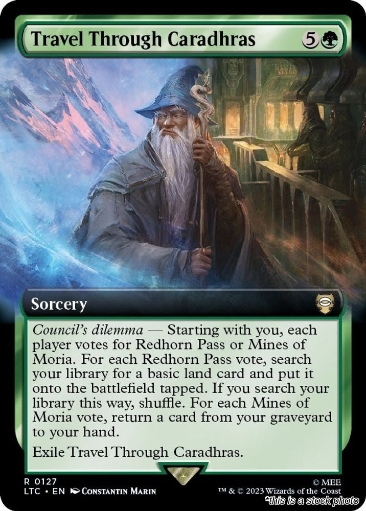Travel Through Caradhras (Extended Art)