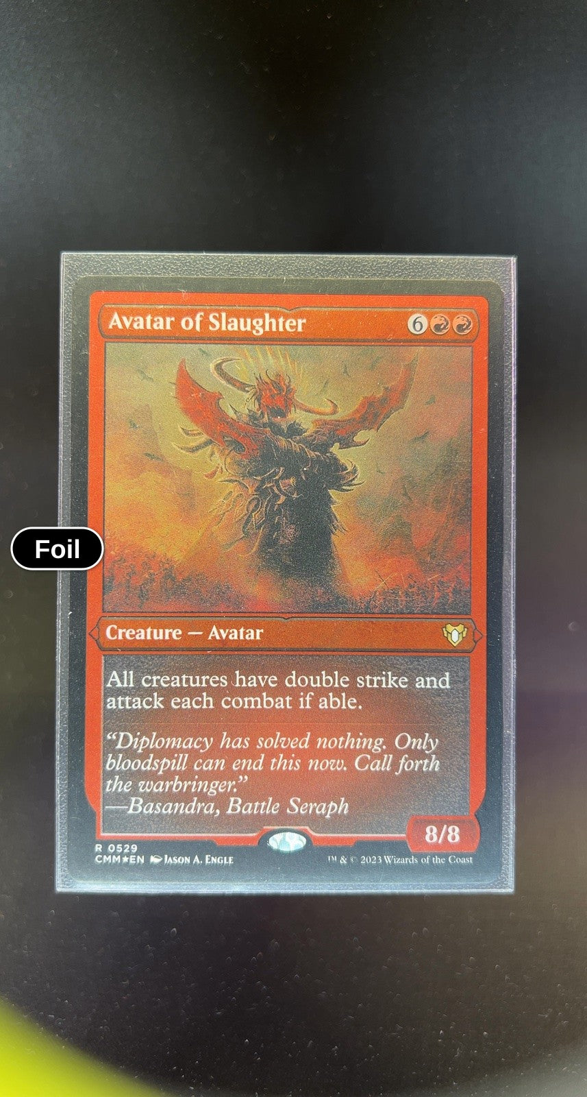 Avatar of Slaughter (Foil Etched)