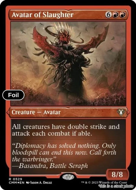 Avatar of Slaughter (Foil Etched)