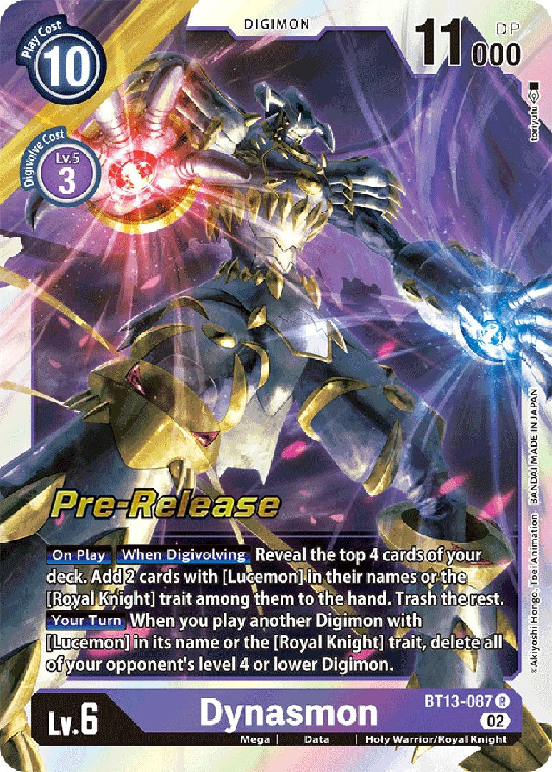 Dynasmon [BT13-087] [Versus Royal Knights Booster Pre-Release Cards]