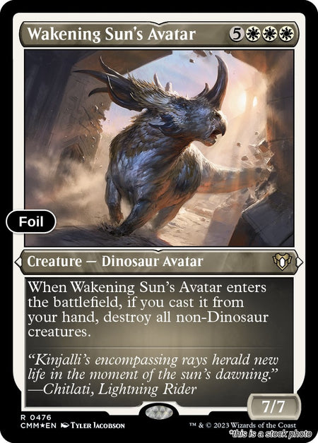 Wakening Sun's Avatar (Foil Etched)