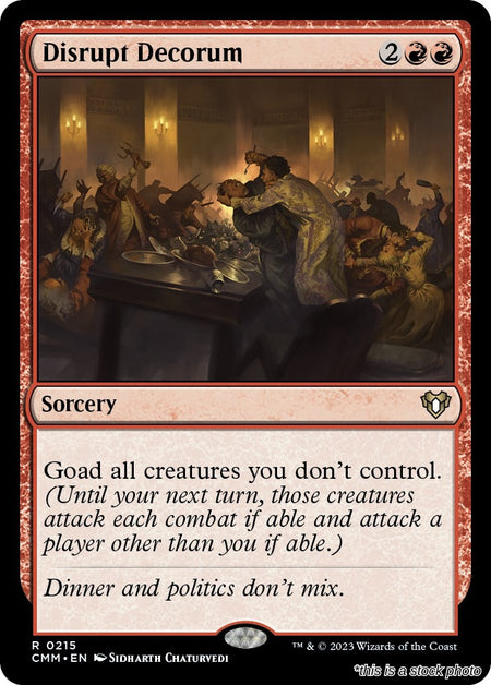 Disrupt Decorum