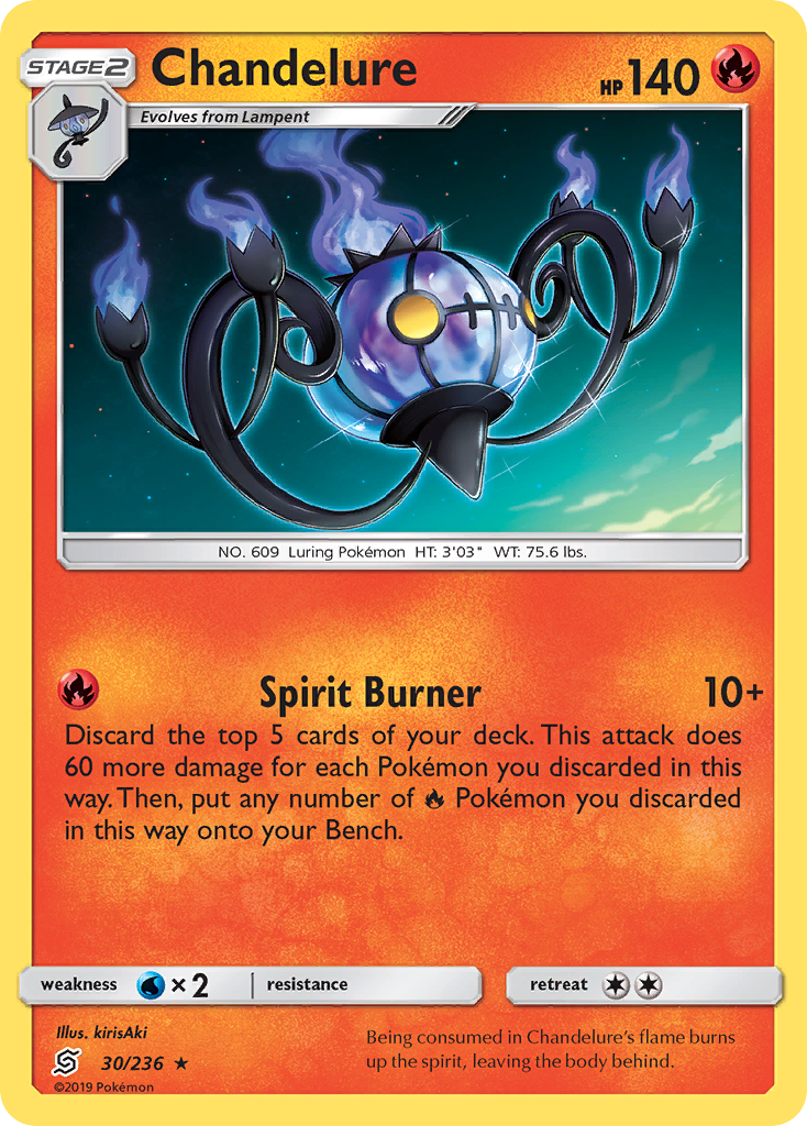 Chandelure (30/236) [Sun & Moon: Unified Minds]