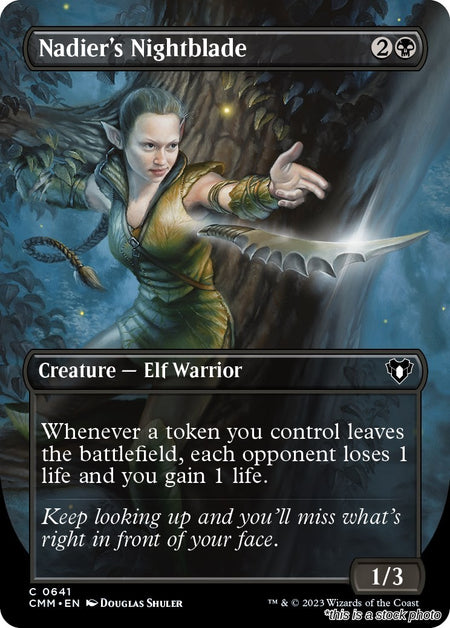 Nadier's Nightblade (Borderless)