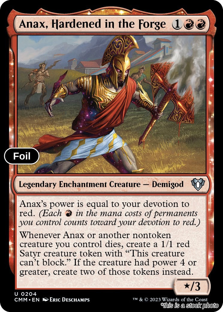 Anax, Hardened in the Forge