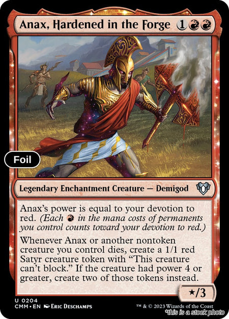 Anax, Hardened in the Forge