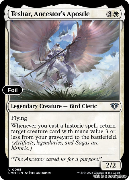 Teshar, Ancestor's Apostle