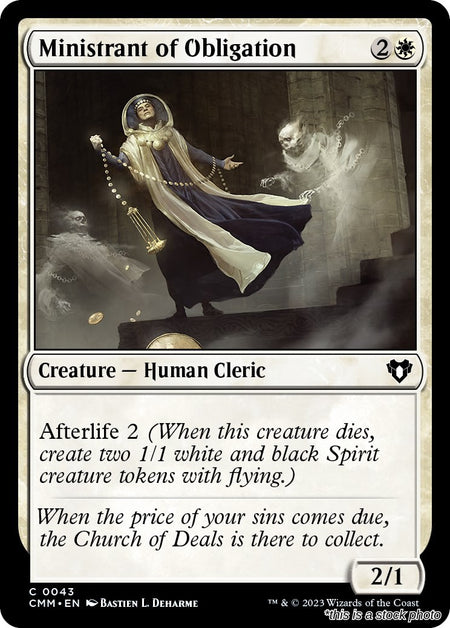 Ministrant of Obligation