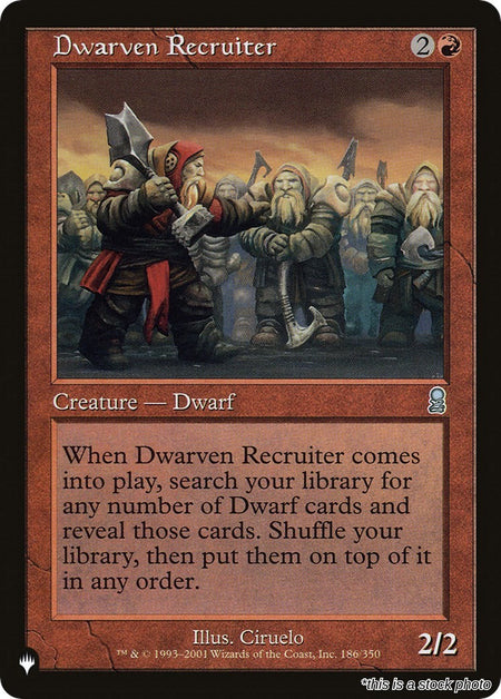 Dwarven Recruiter