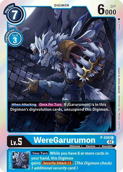 WereGarurumon [P-008] (Resurgence Booster Reprint) [Resurgence Booster]