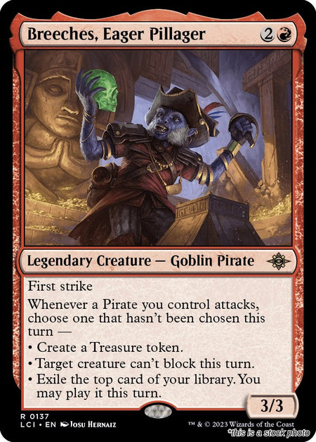 Breeches, Eager Pillager