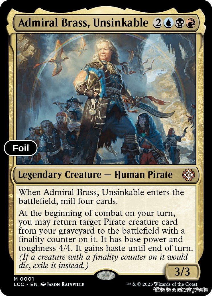 Admiral Brass, Unsinkable