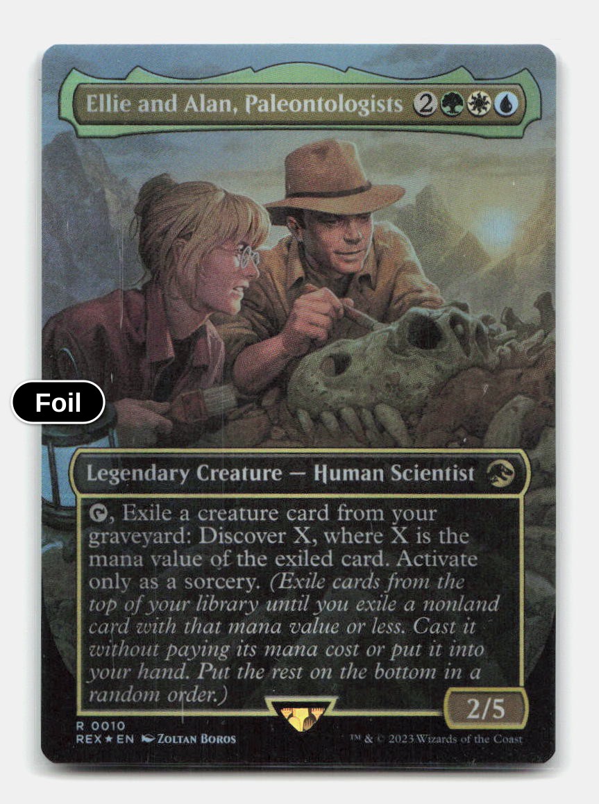 Ellie and Alan, Paleontologists (Borderless)
