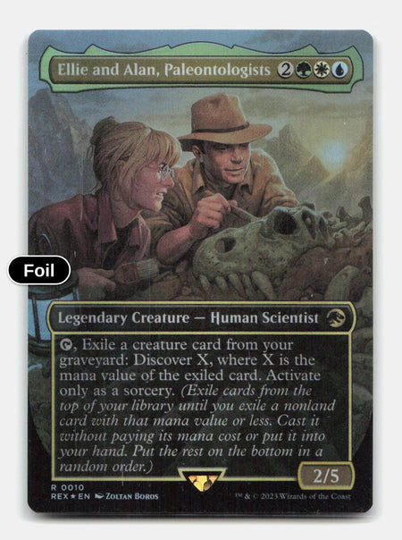 Ellie and Alan, Paleontologists (Borderless)