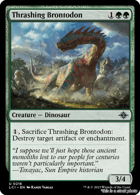 Thrashing Brontodon
