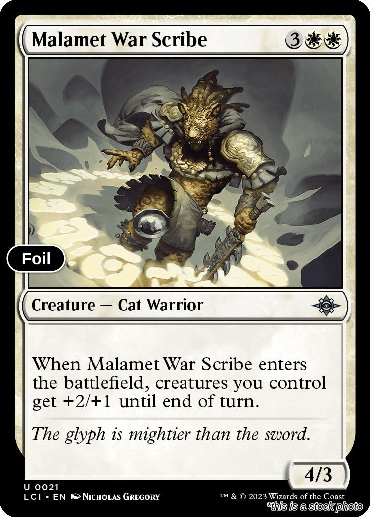 Malamet War Scribe