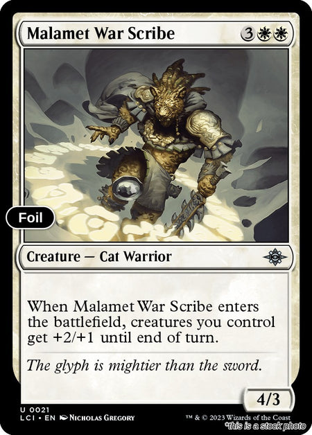 Malamet War Scribe
