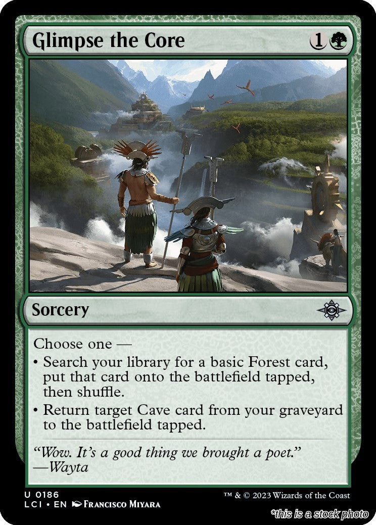 Glimpse the Core