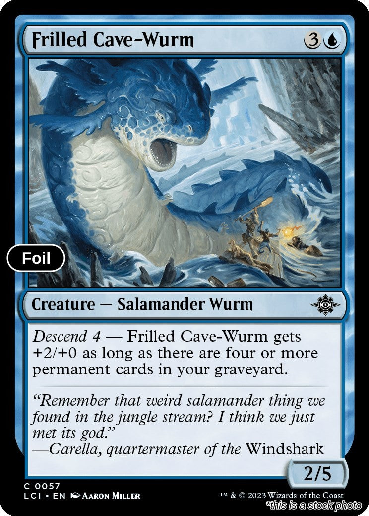 Frilled Cave-Wurm