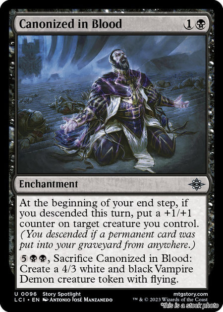 Canonized in Blood