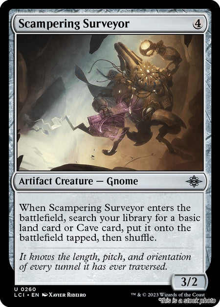 Scampering Surveyor