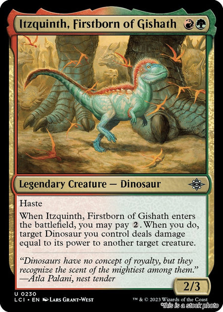 Itzquinth, Firstborn of Gishath