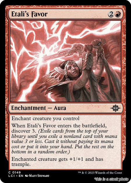 Etali's Favor