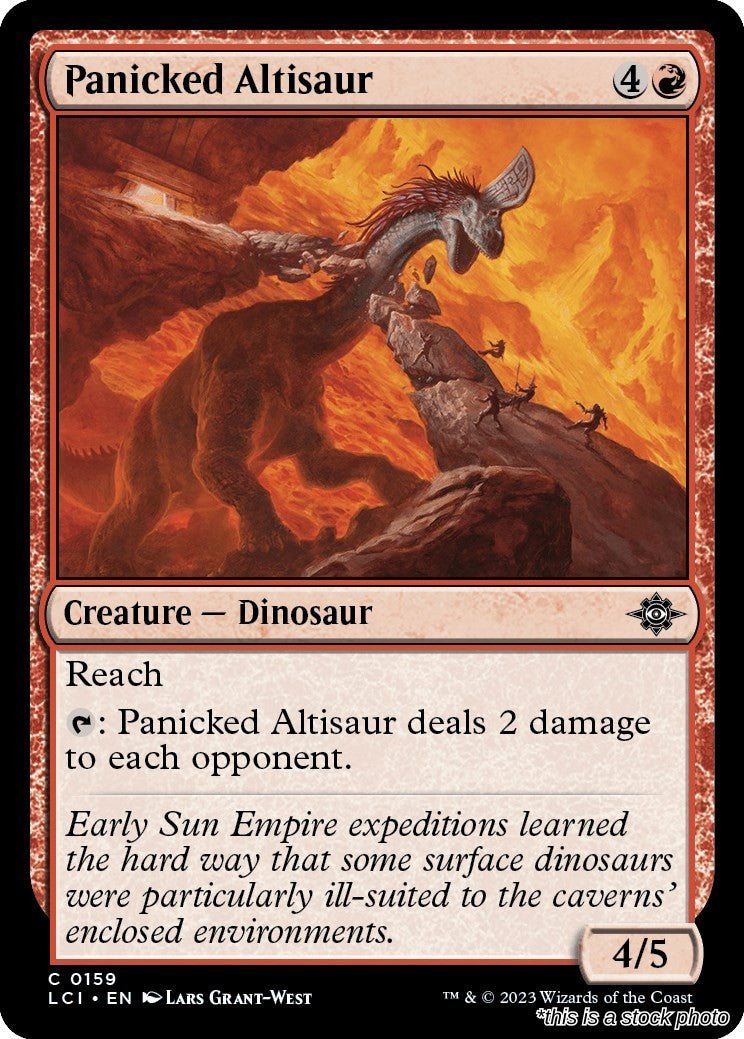 Panicked Altisaur