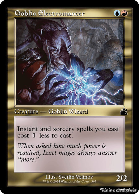 Goblin Electromancer (Retro Frame)