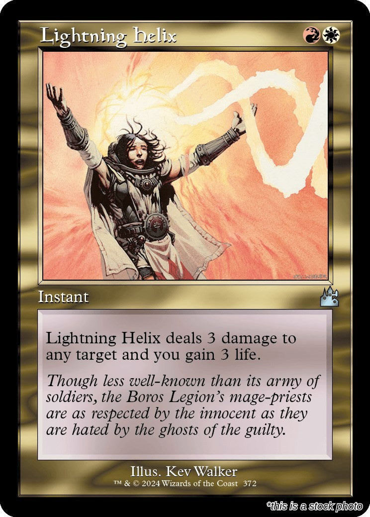 Lightning Helix (Retro Frame)
