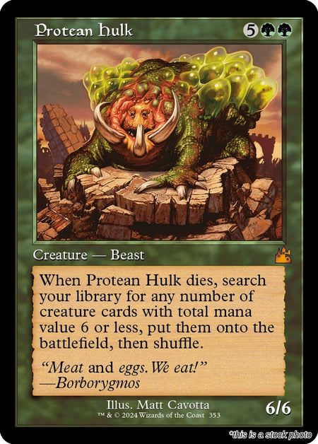 Protean Hulk (Retro Frame)