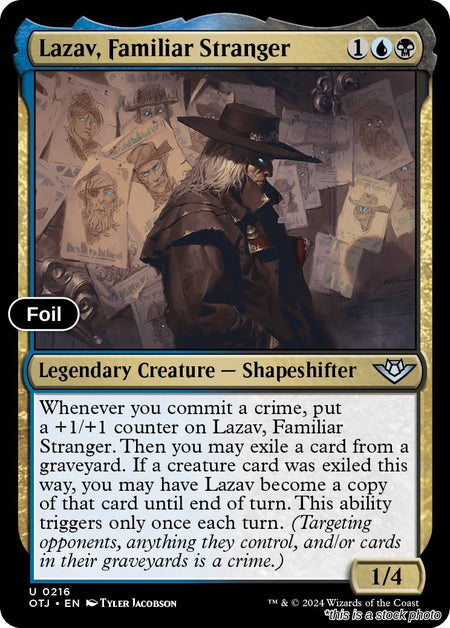 Lazav, Familiar Stranger
