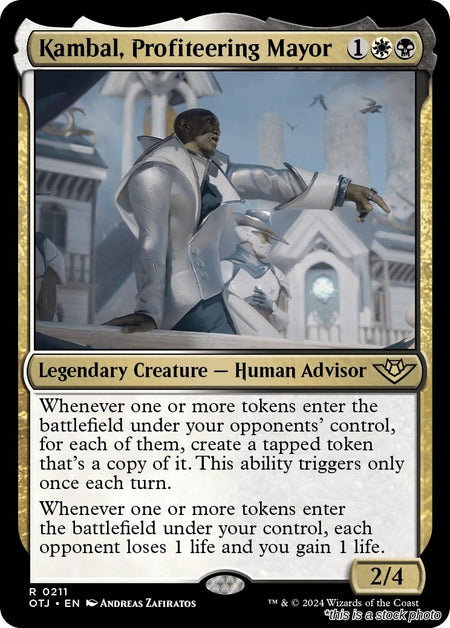 Kambal, Profiteering Mayor