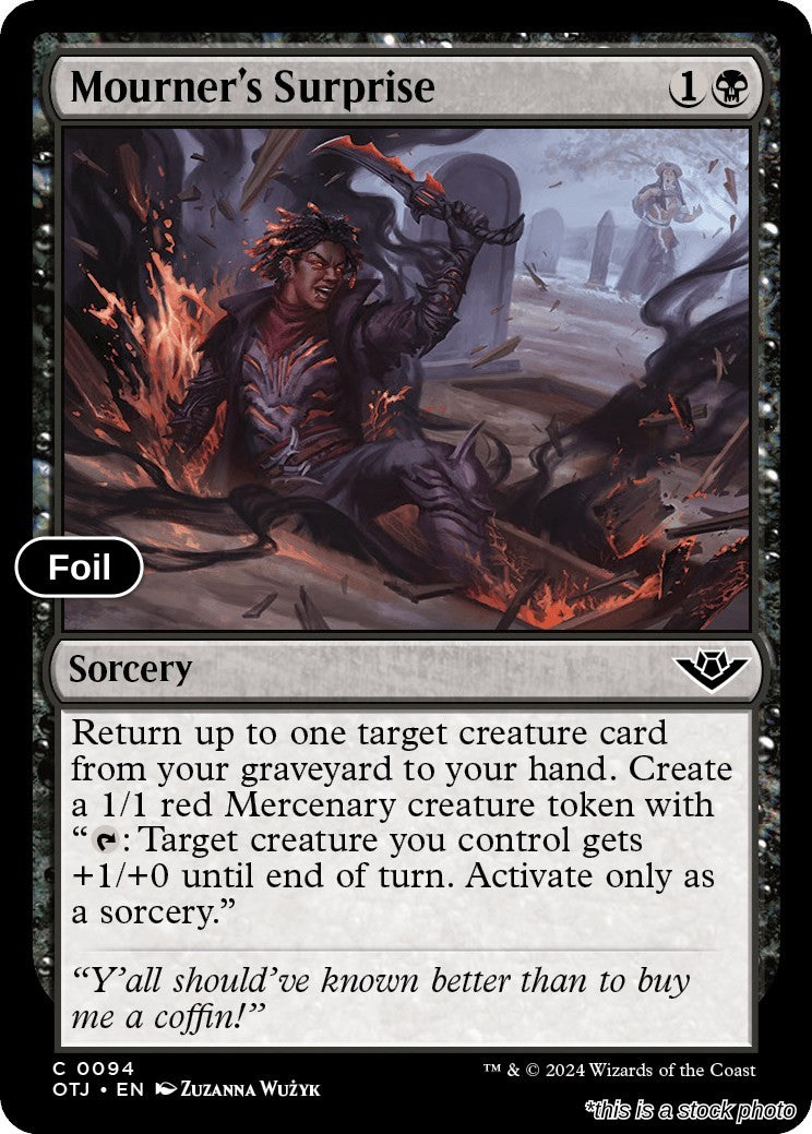 Mourner's Surprise