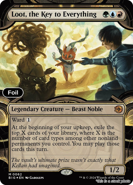 Loot, the Key to Everything (Showcase) (Raised Foil)