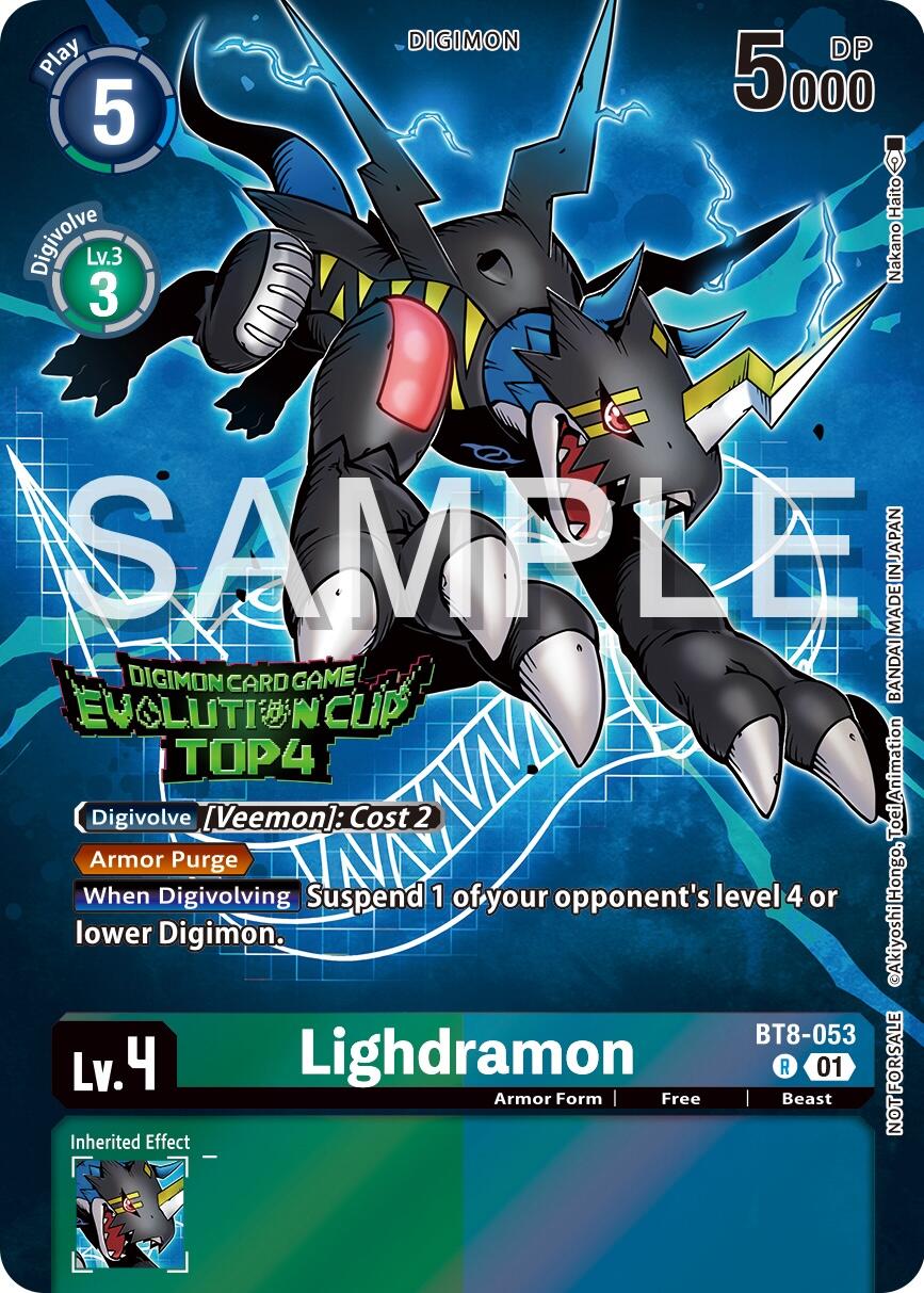 Lighdramon [BT8-053] (2024 Evolution Cup Top 4) [New Awakening Promos]