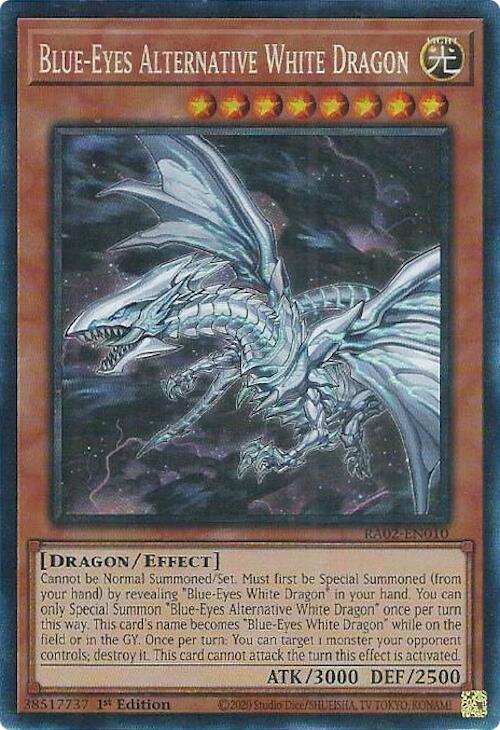 Blue-Eyes Alternative White Dragon (PCR) [RA02-EN010] Prismatic Collector's Rare