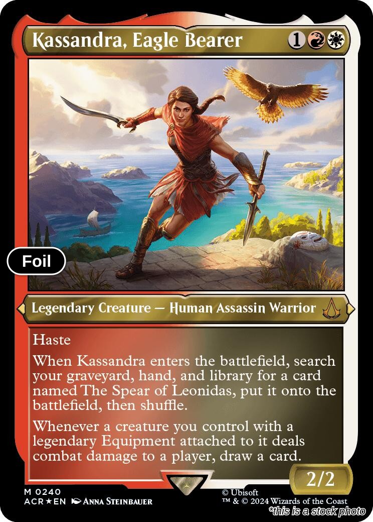Kassandra, Eagle Bearer (Foil Etched)