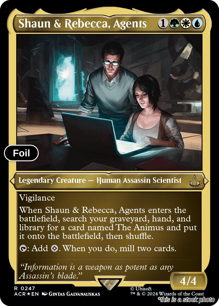 Shaun & Rebecca, Agents (Foil Etched)