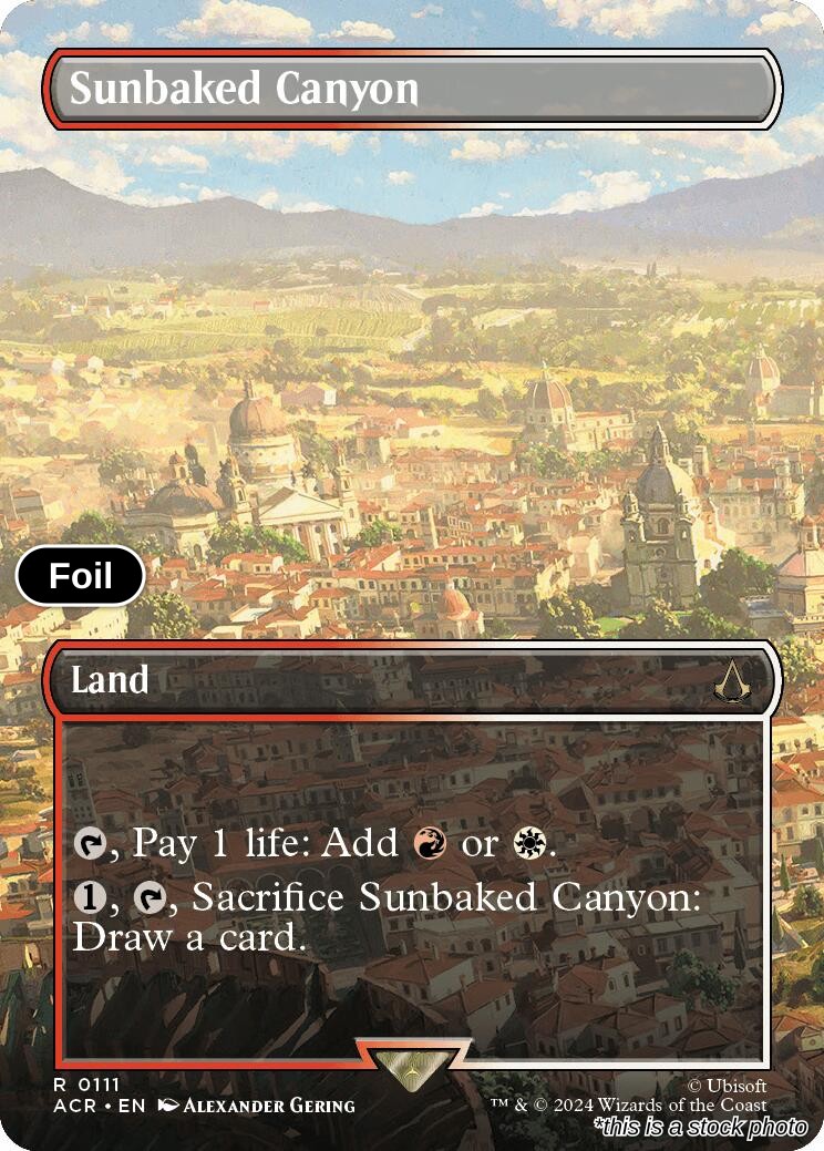 Sunbaked Canyon (Borderless)