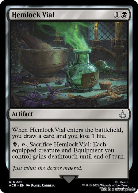 Hemlock Vial